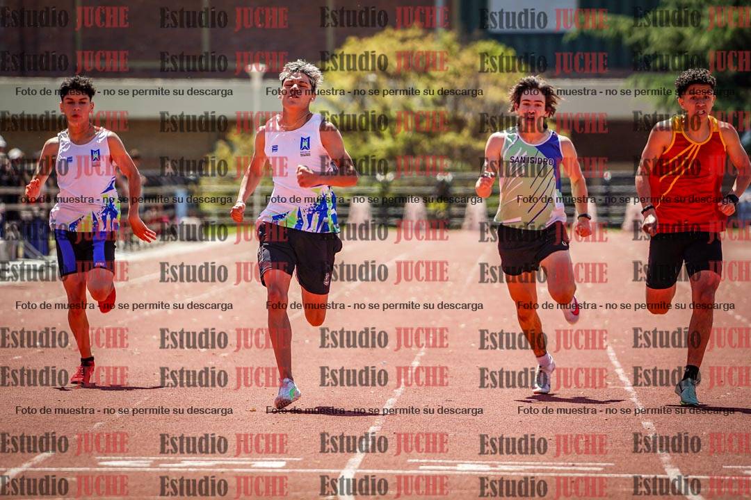 Fotos de los 200 m llanos de varones