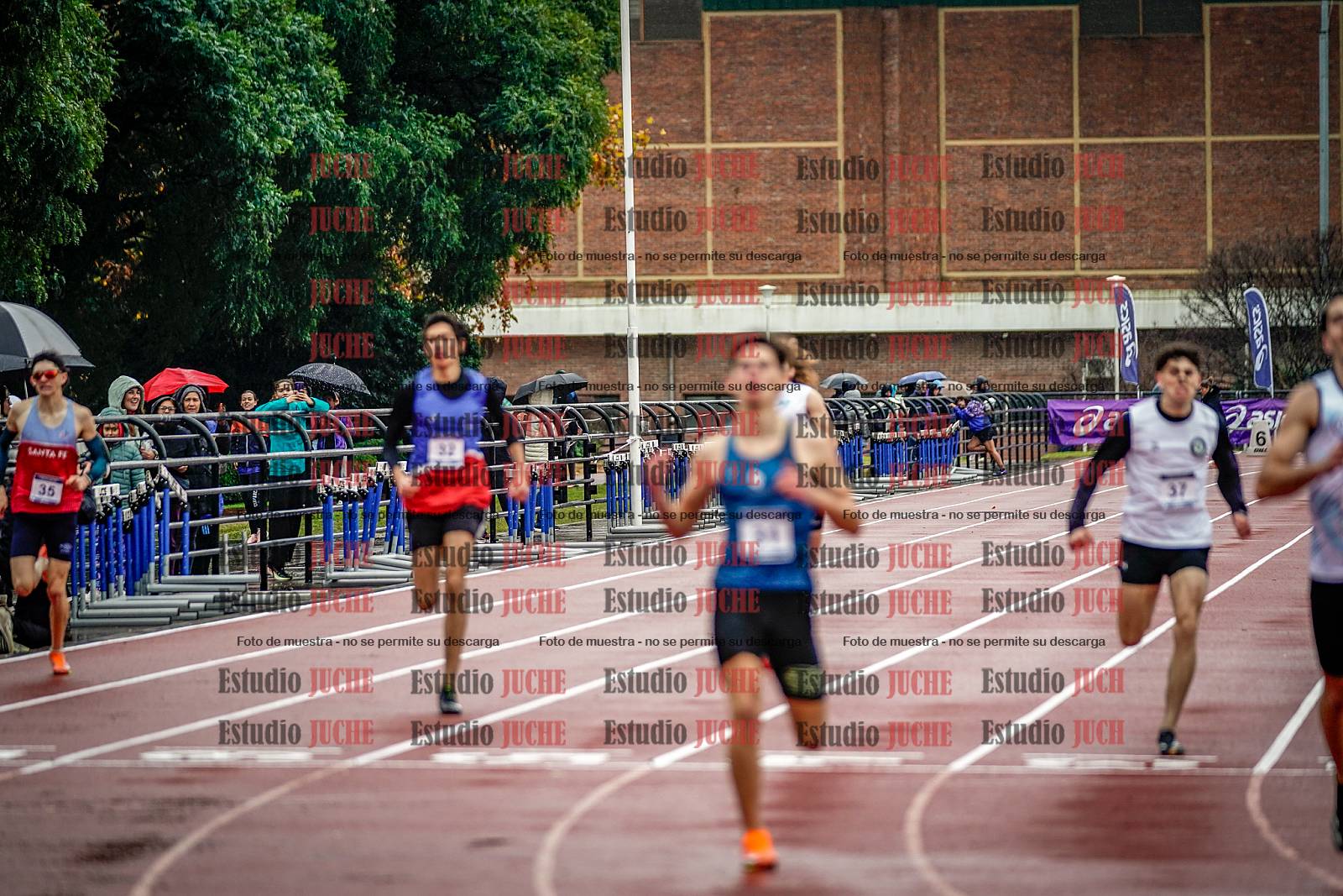 Fotos de los 400 m de varones