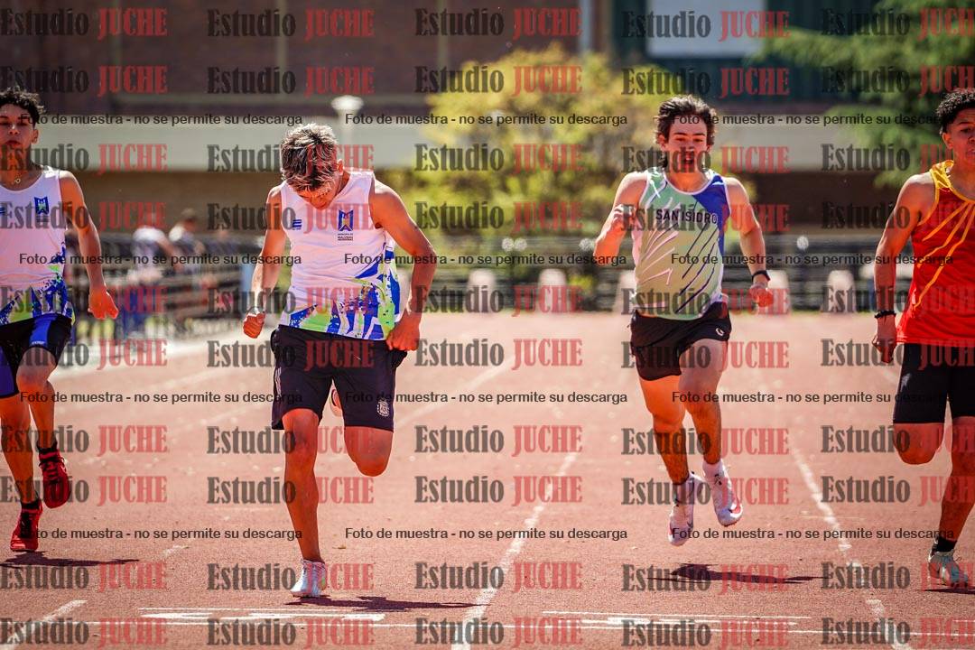Fotos de los 200 m llanos de varones