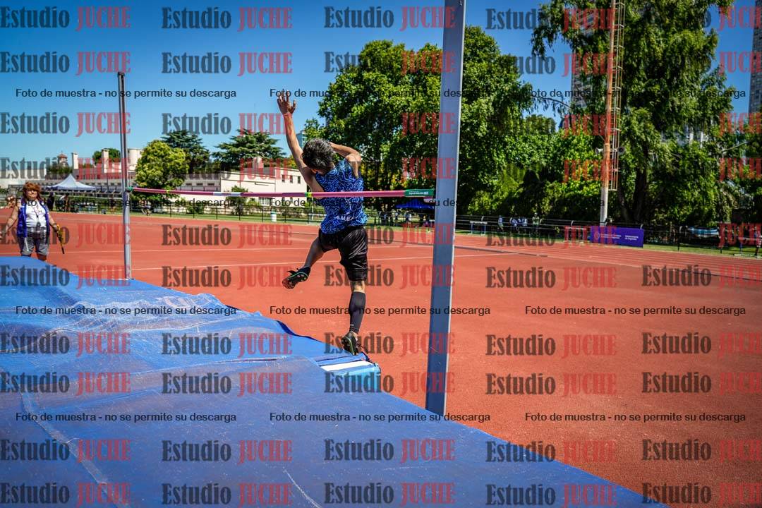Fotos del salto en alto de varones