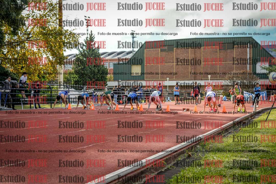 Fotos de los 80 m llanos de varones