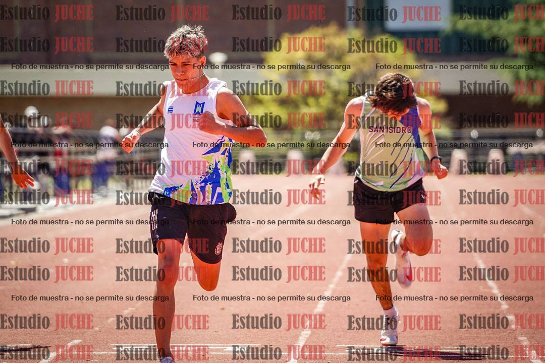 Fotos de los 200 m llanos de varones