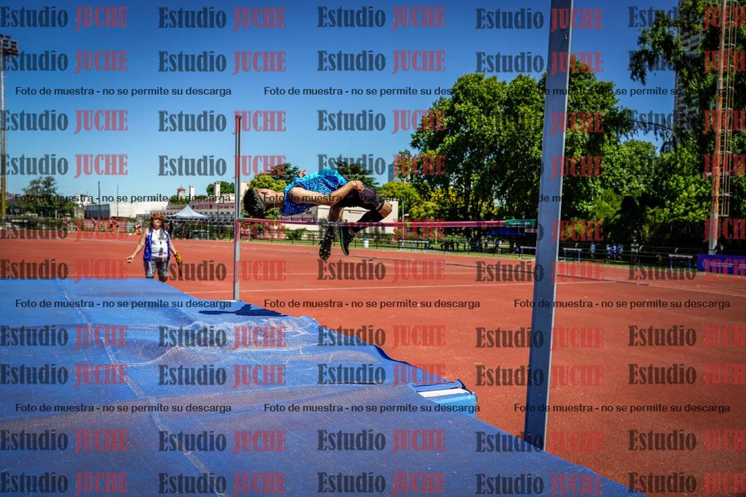 Fotos del salto en alto de varones