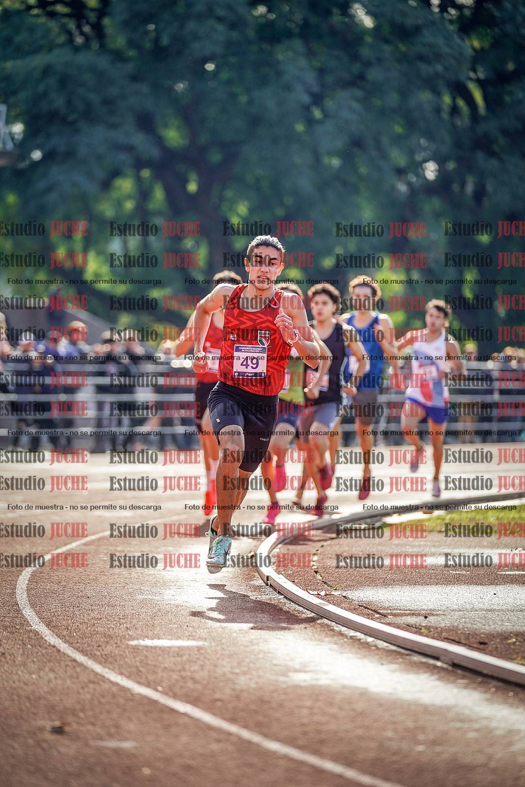 Fotos de los 800 m de varones