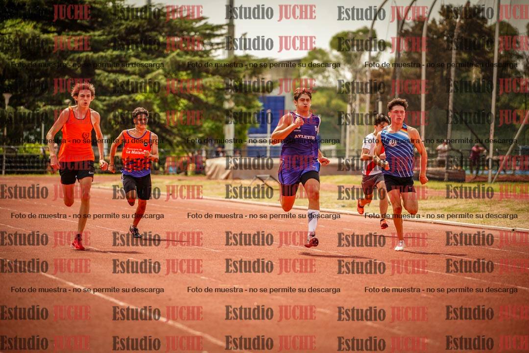 Fotos de los 200 m llanos de varones