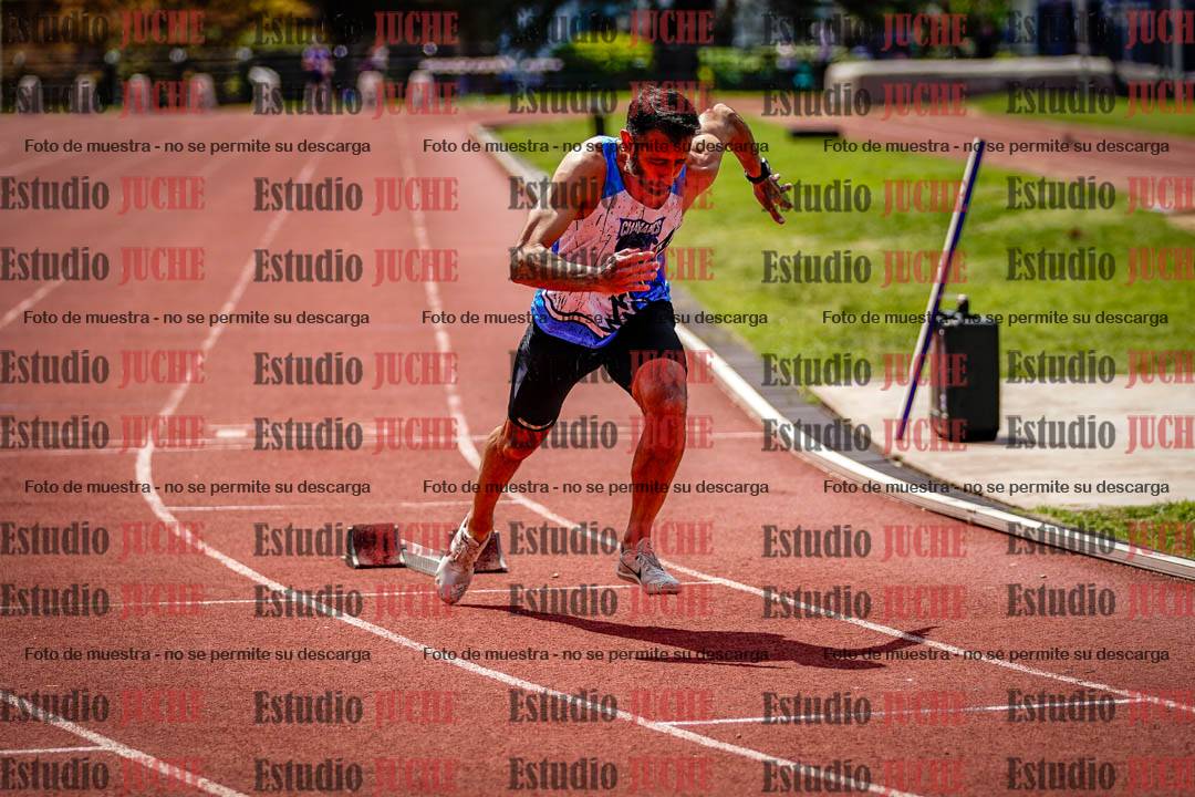 Fotos de los 400 m llanos de varones