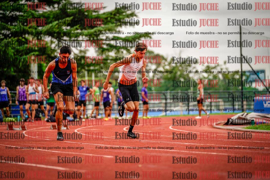 Fotos de los 100 m llanos de varones