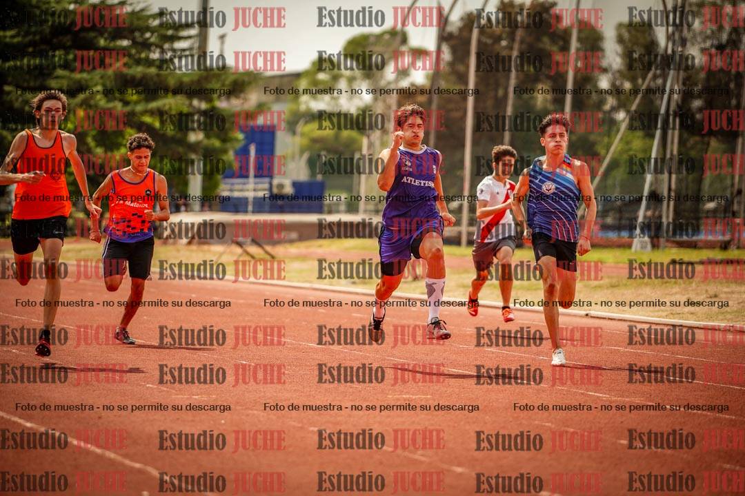 Fotos de los 200 m llanos de varones