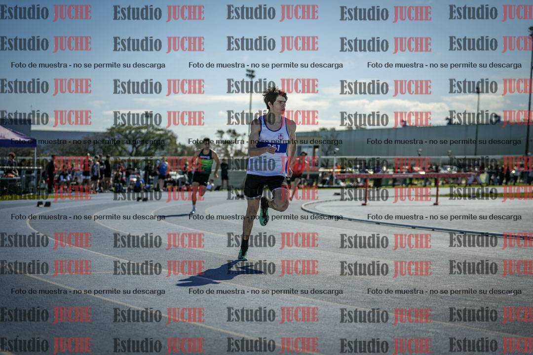 Fotos de los 400 m llanos de varones