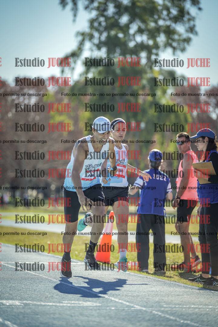 Fotos durante los relevos