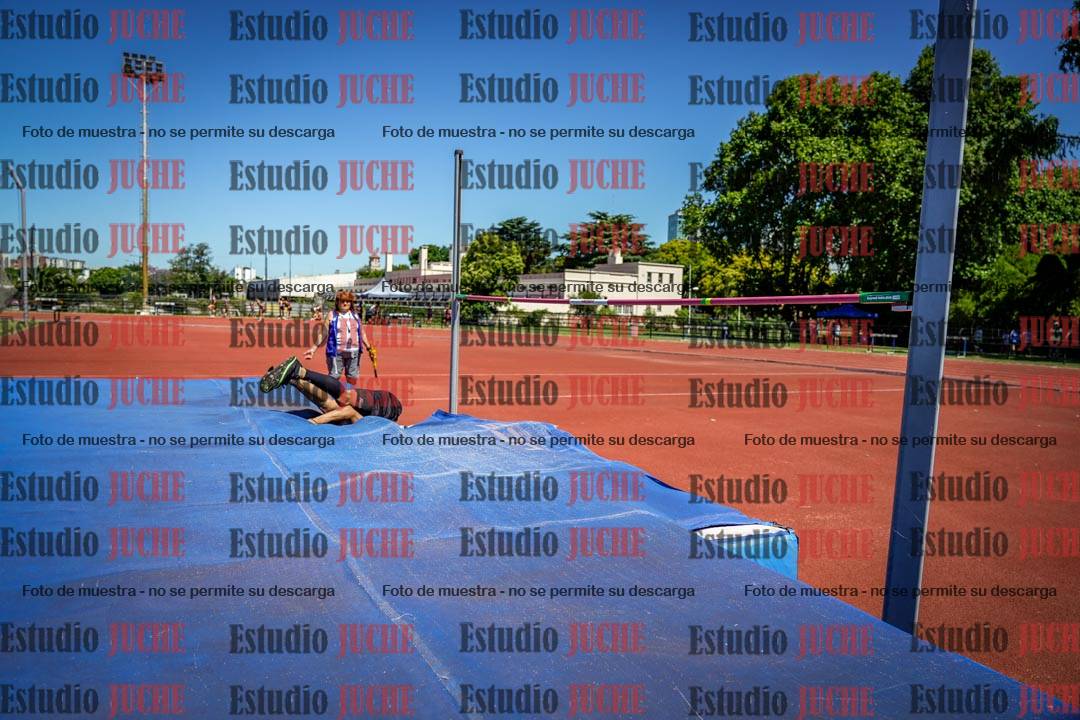 Fotos del salto en alto de varones