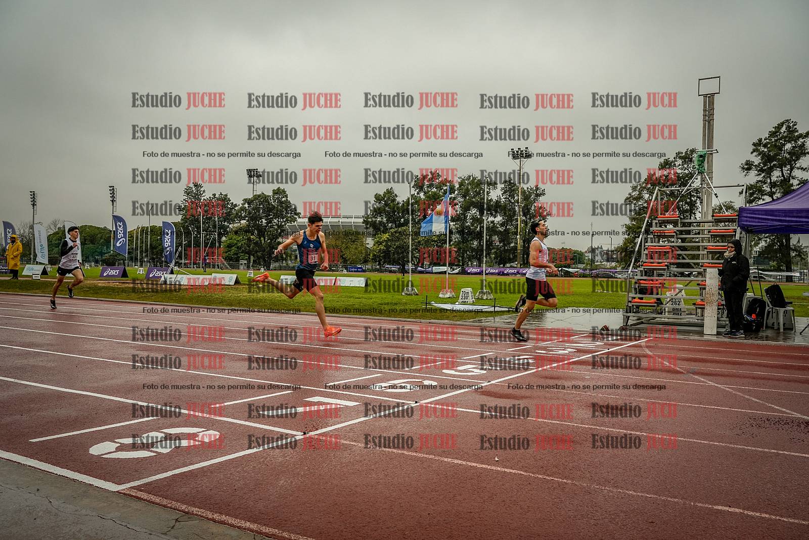 Fotos de los 400 m de varones