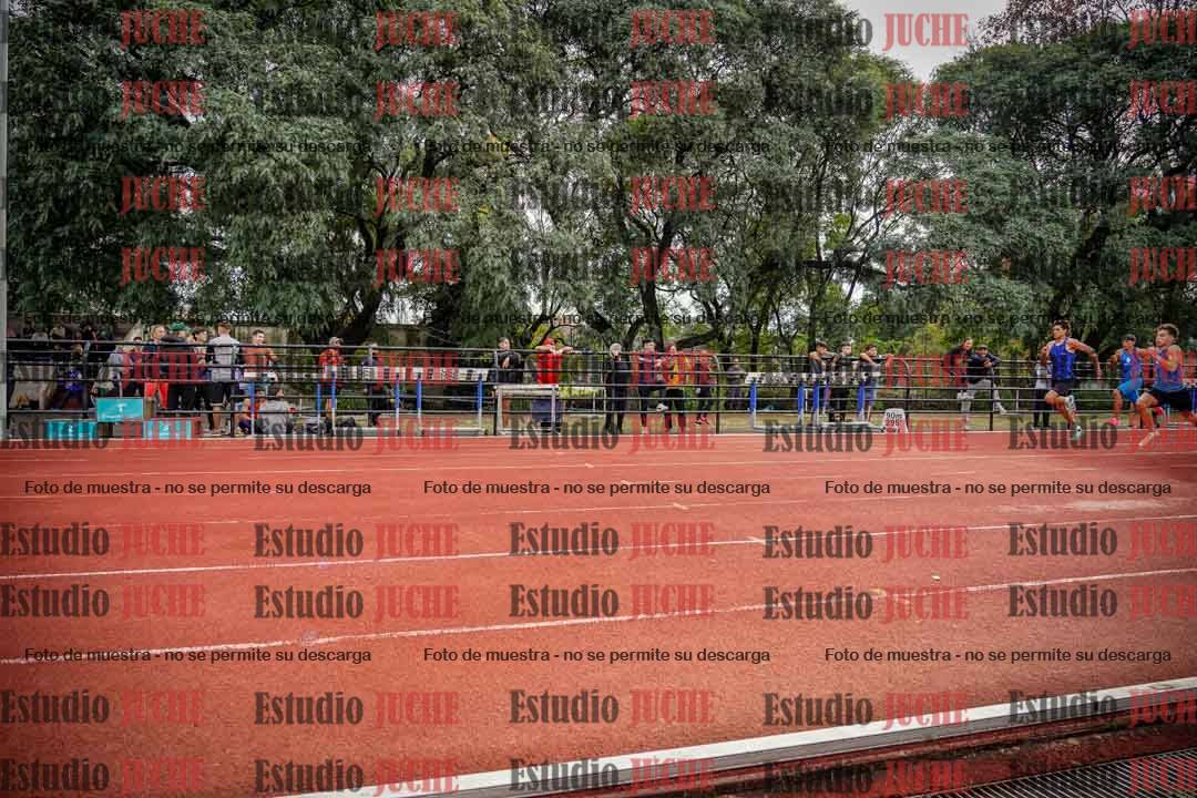Fotos de los 100 m llanos de varones - decatlón 1