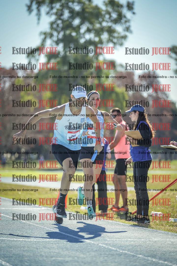 Fotos durante los relevos