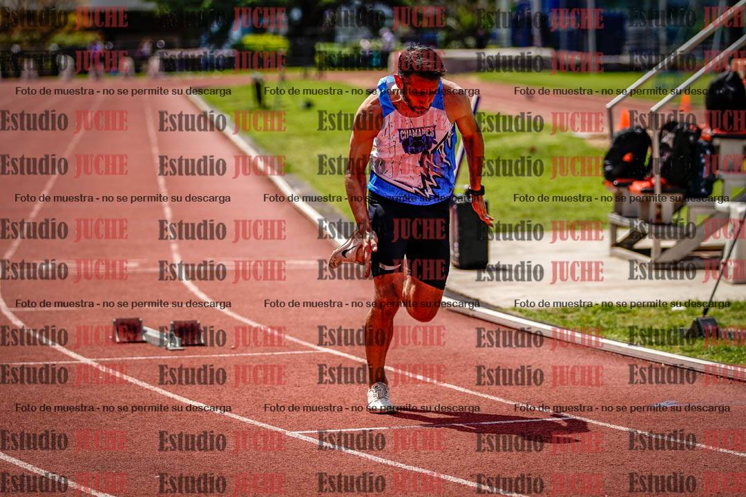 Fotos de los 400 m llanos de varones