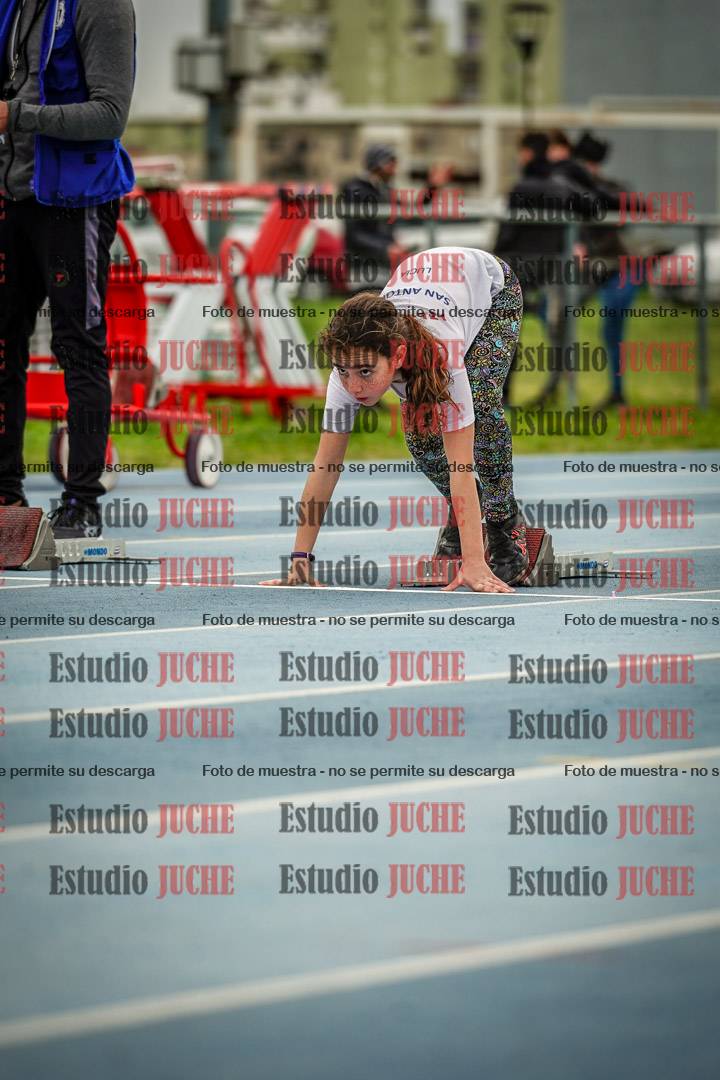 Fotos de los 50 m llanos de mujeres - U12