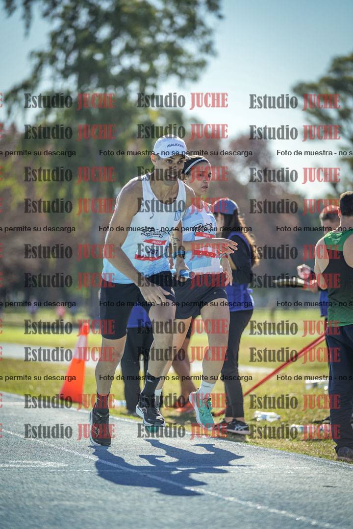 Fotos durante los relevos