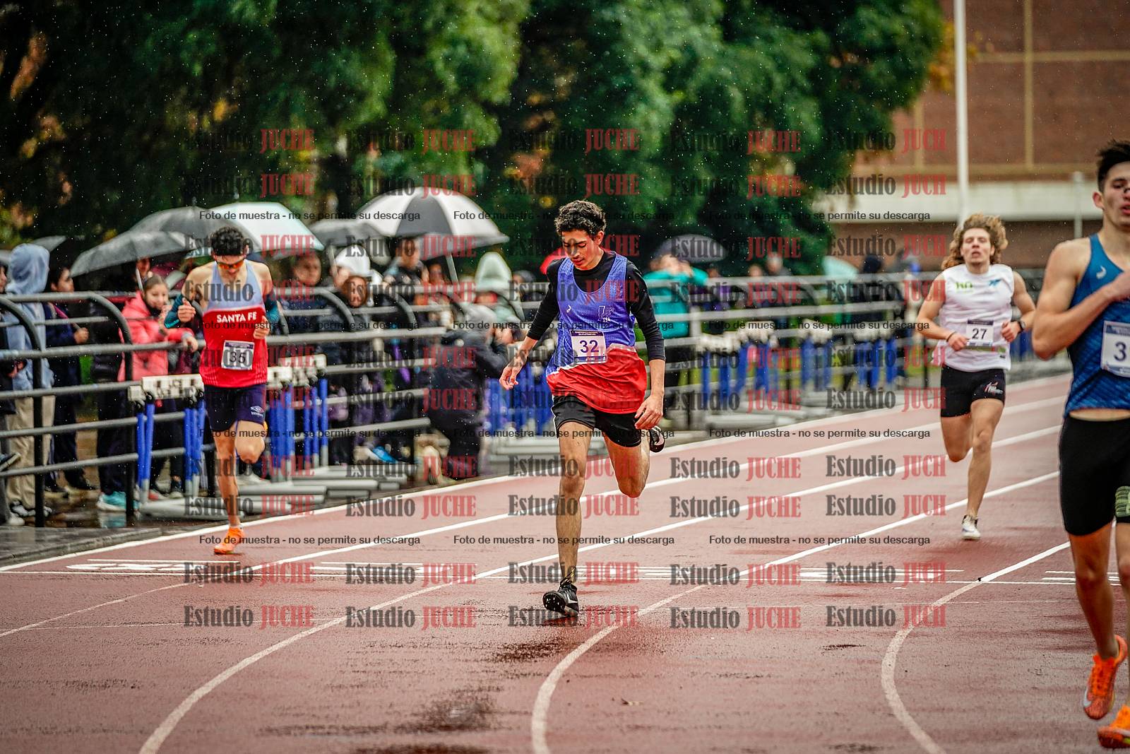 Fotos de los 400 m de varones