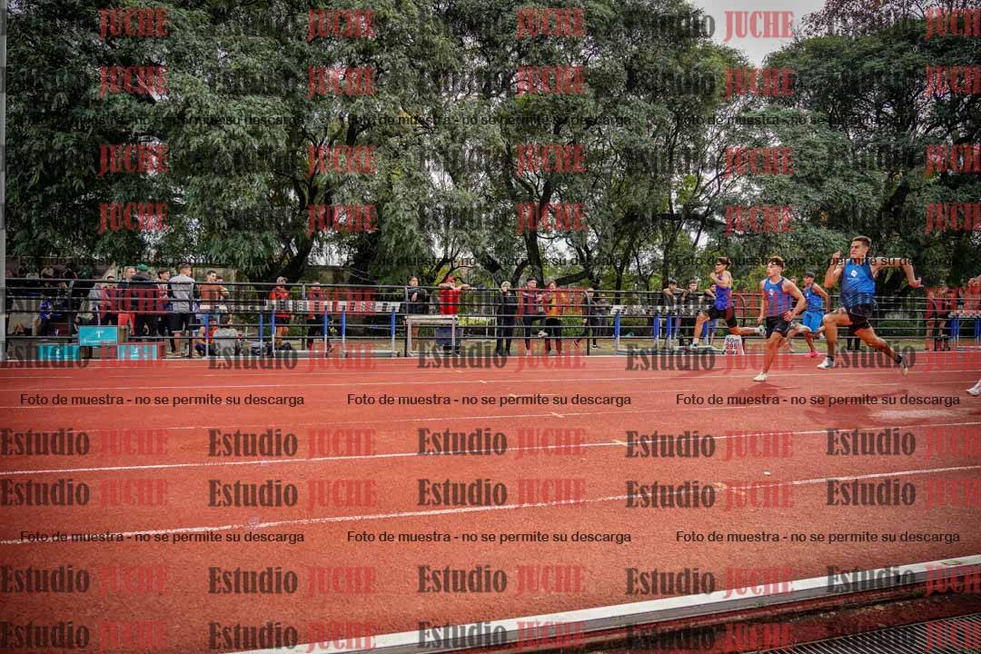 Fotos de los 100 m llanos de varones - decatlón 1