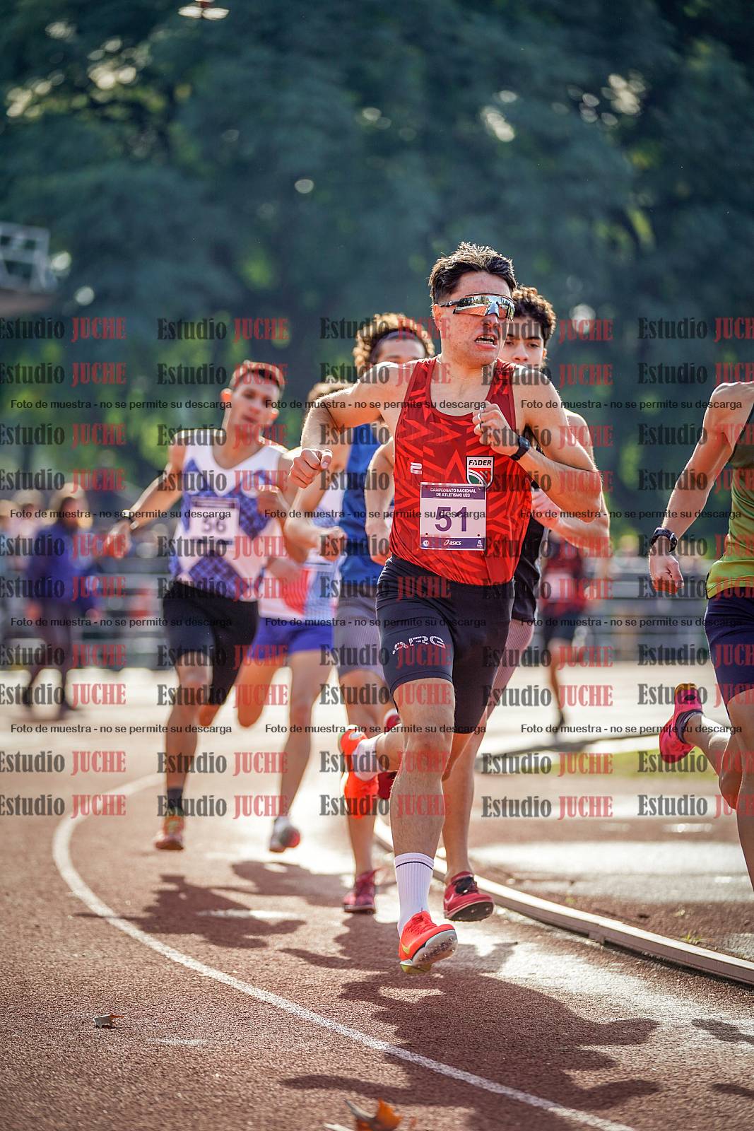 Fotos de los 800 m de varones
