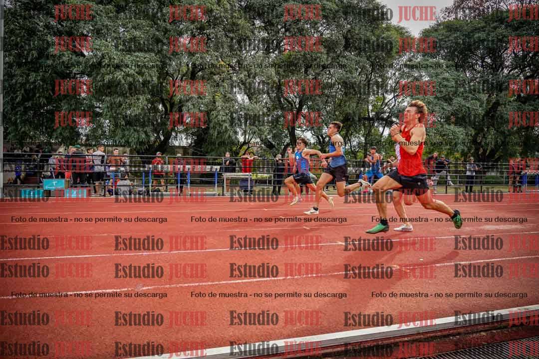 Fotos de los 100 m llanos de varones - decatlón 1