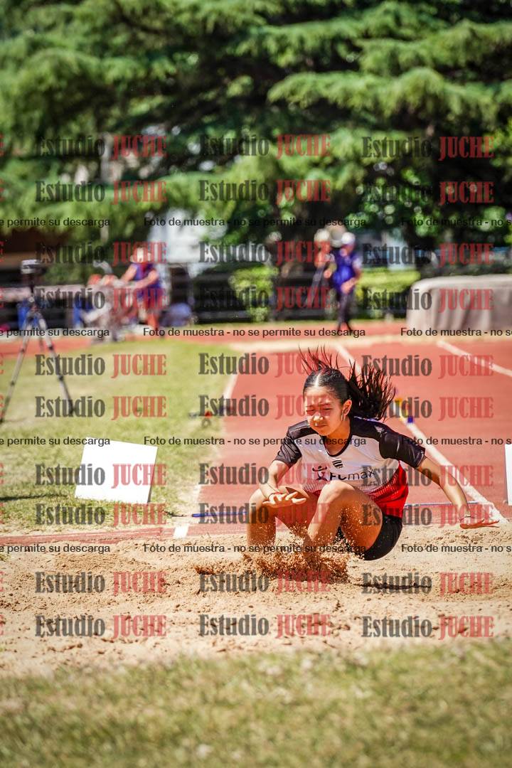 Fotos del salto en largo de mujeres - U14