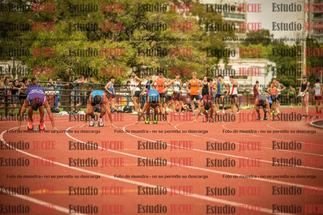 Fotos de los 200 m llanos de varones