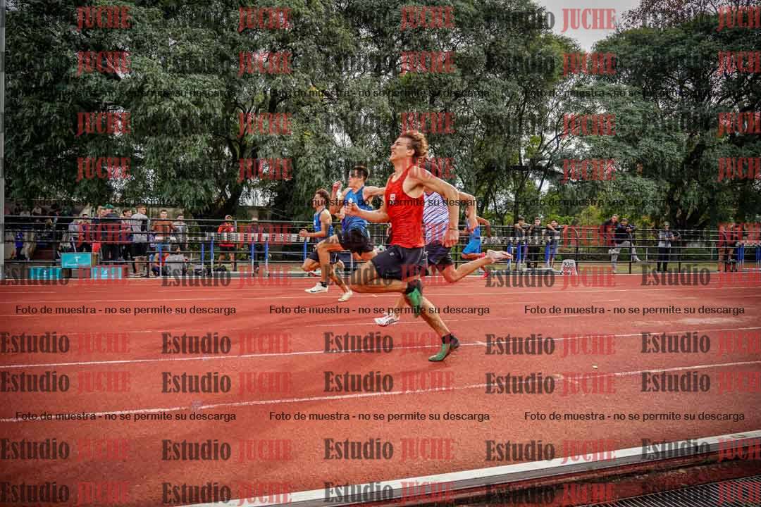 Fotos de los 100 m llanos de varones - decatlón 1