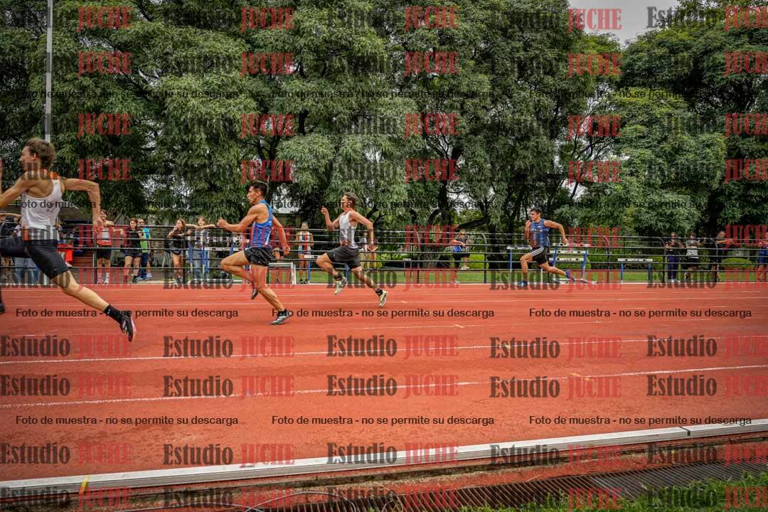 Fotos de los 100 m llanos de varones