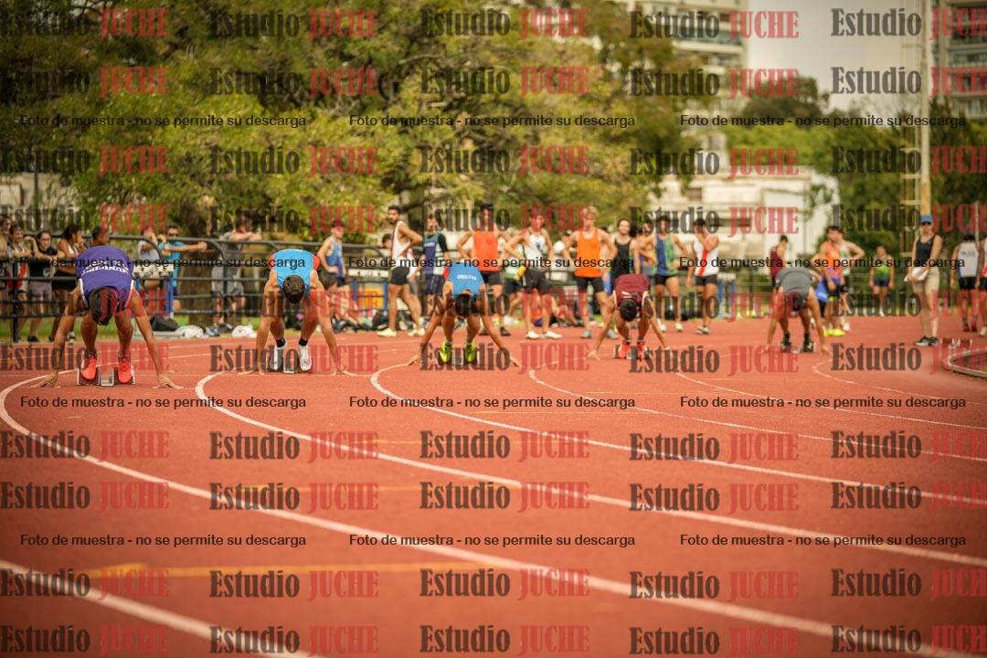 Fotos de los 200 m llanos de varones