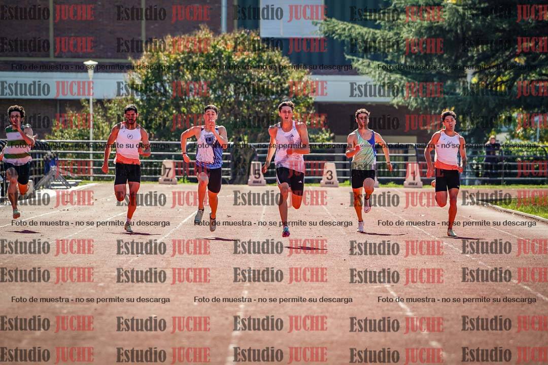 Fotos de los 200 m llanos de varones