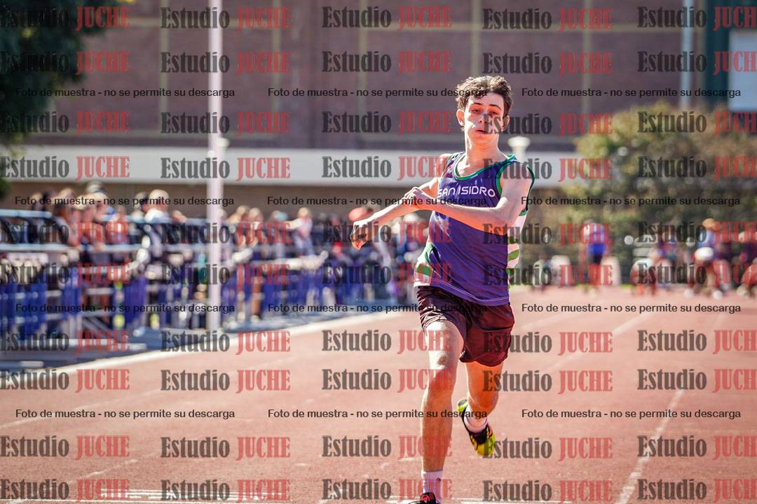 Fotos de los 100 m llanos de varones