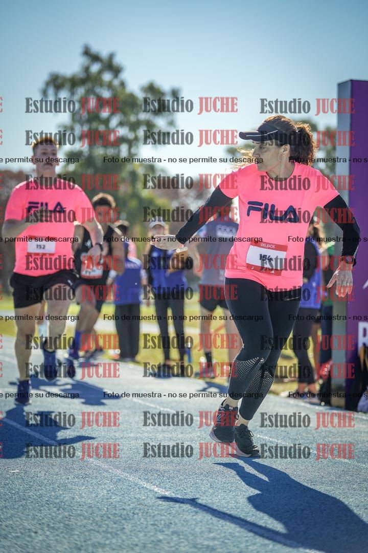 Fotos durante los relevos