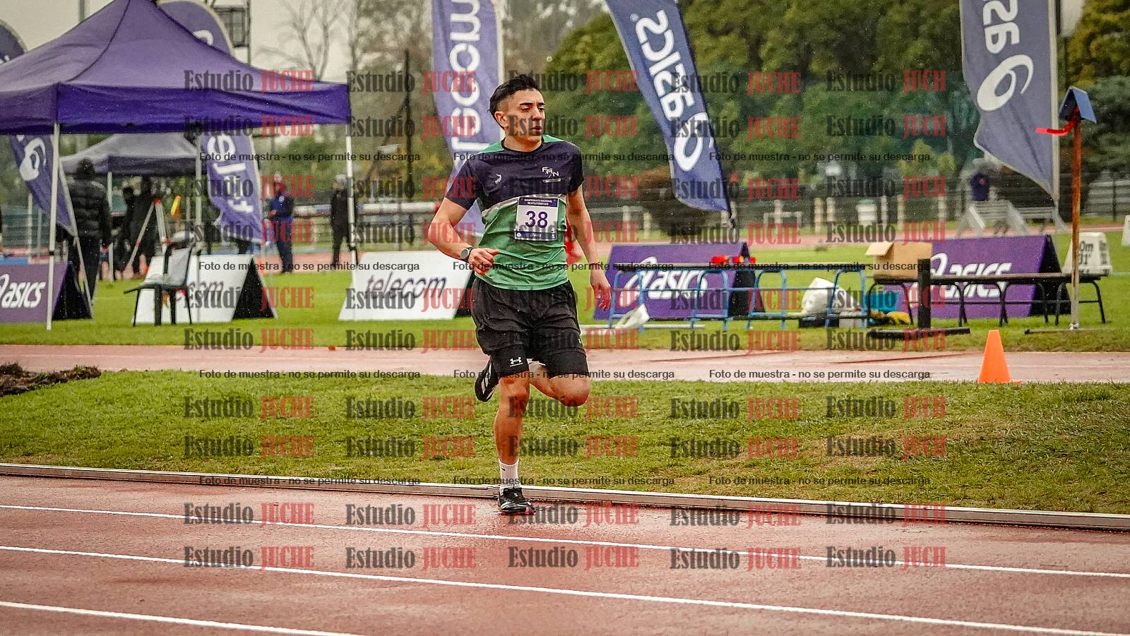 Fotos de los 400 m de varones