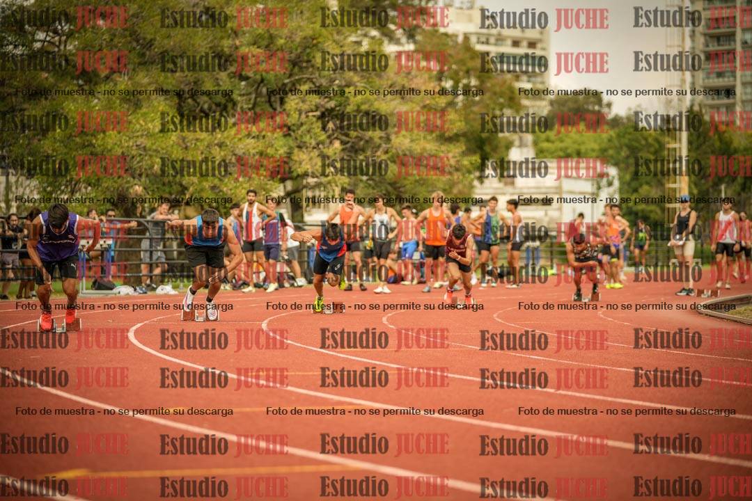 Fotos de los 200 m llanos de varones