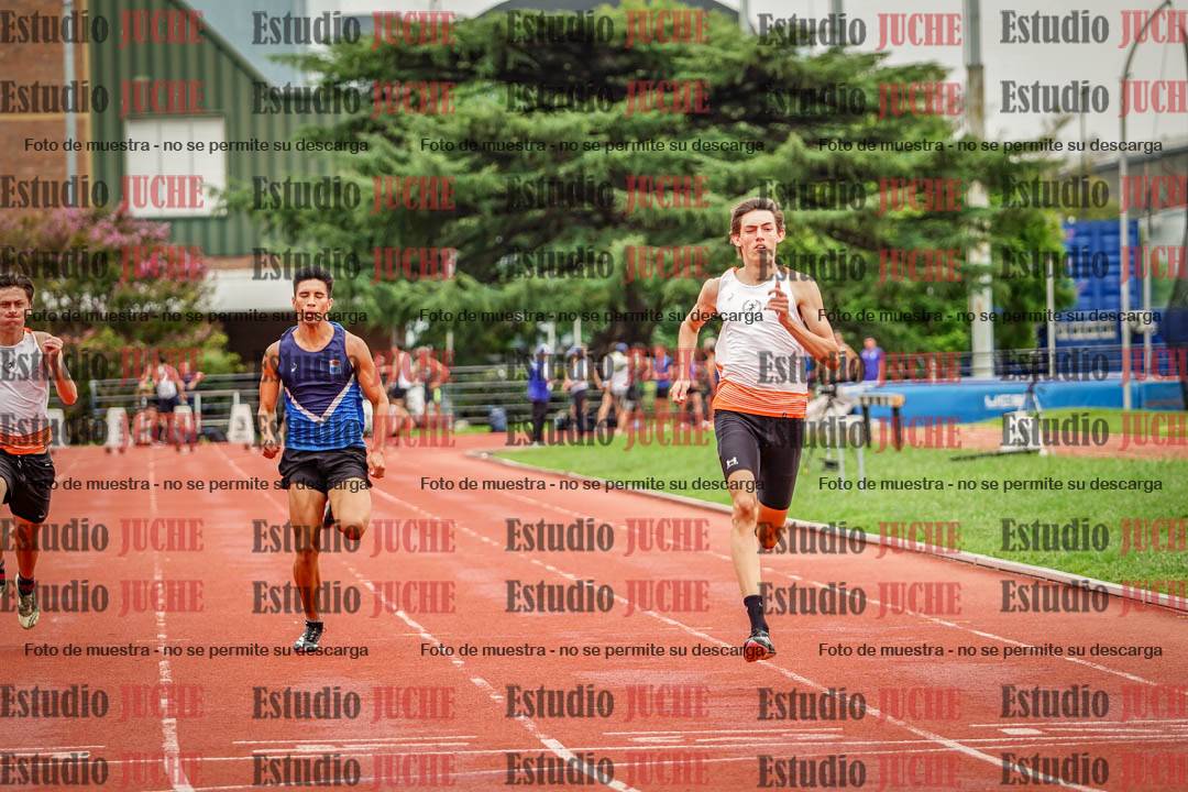 Fotos de los 100 m llanos de varones