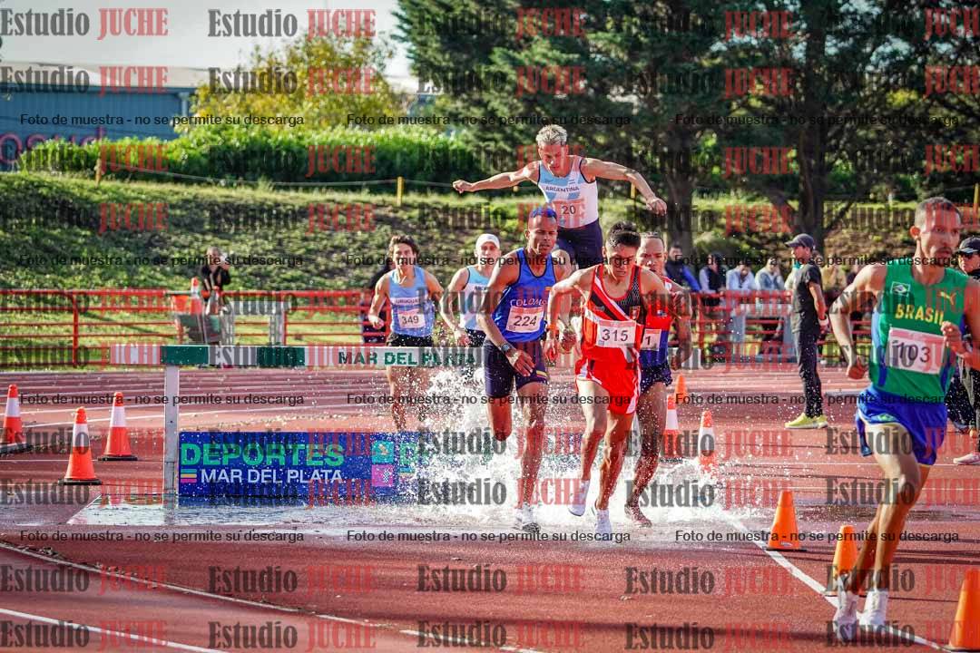 Fotos de los 3000 m con obstáculos de varones