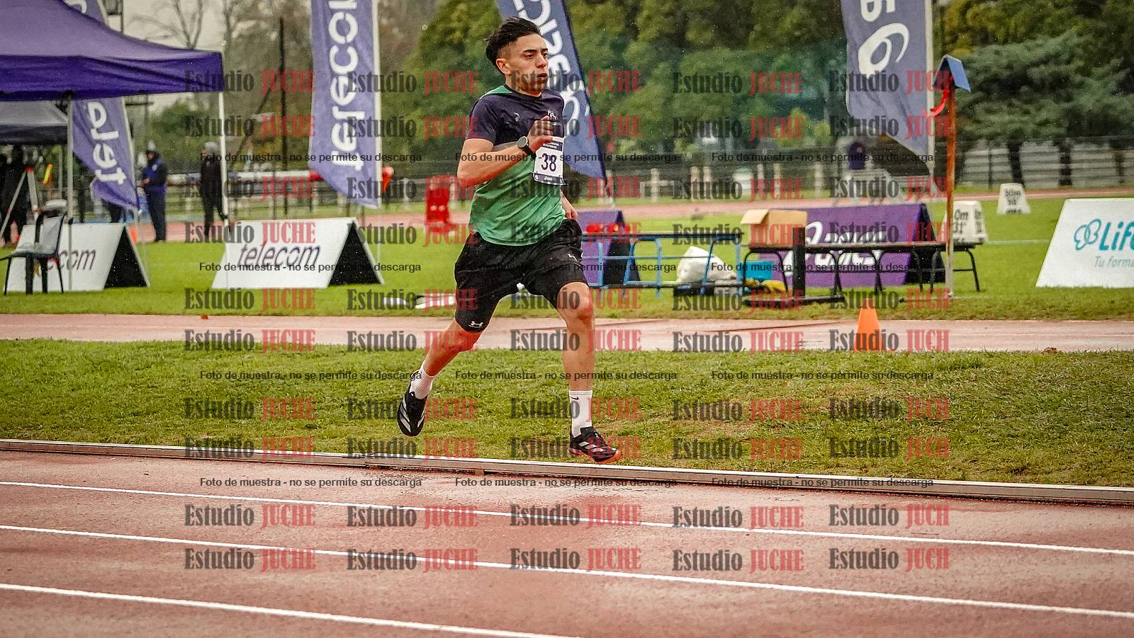 Fotos de los 400 m de varones