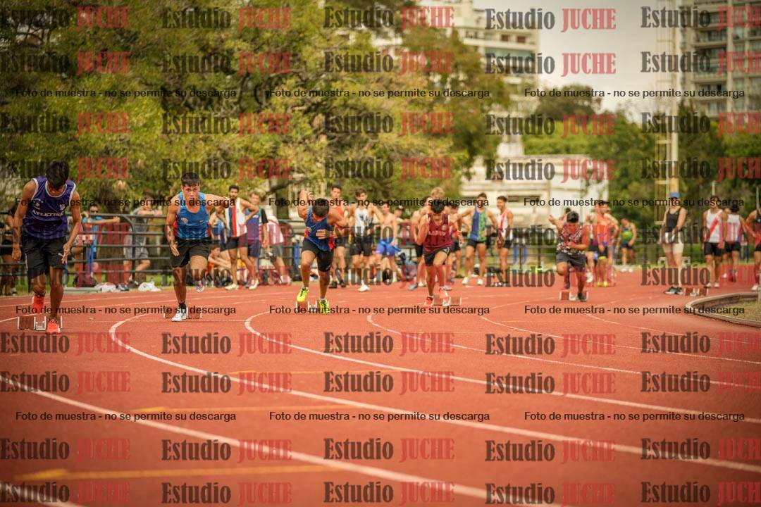 Fotos de los 200 m llanos de varones