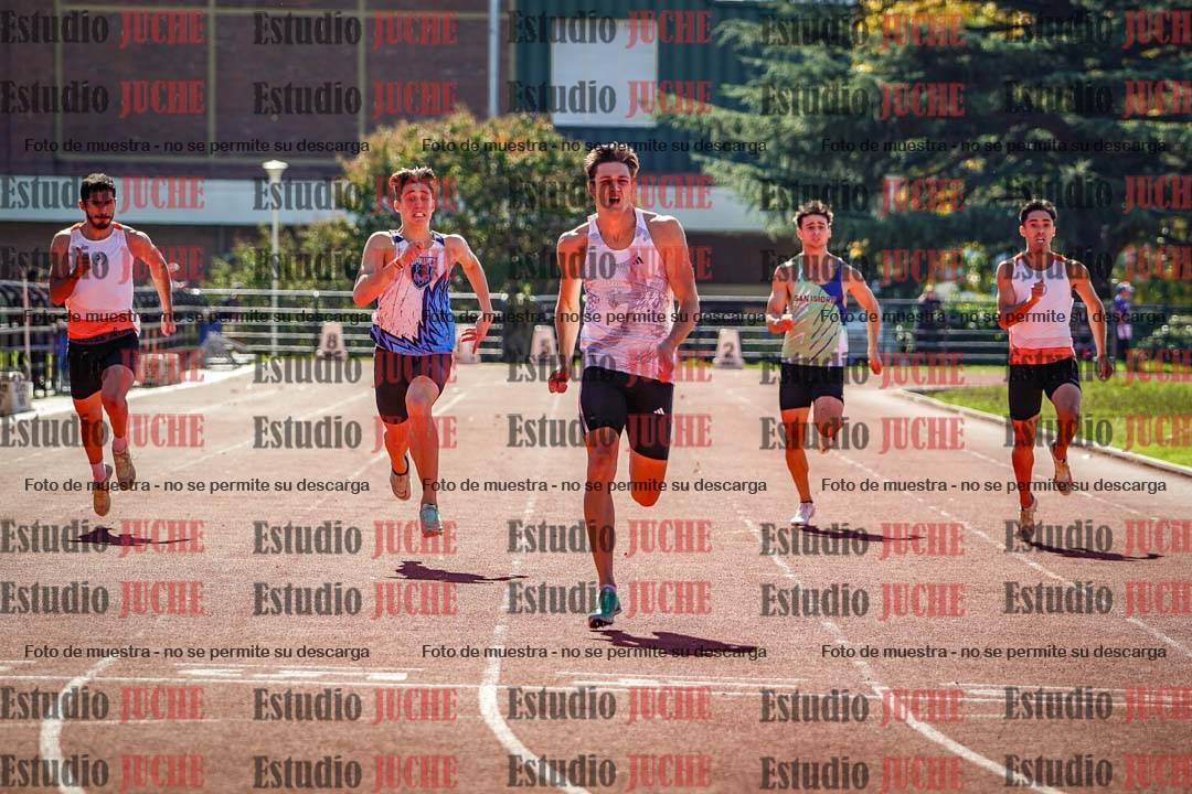Fotos de los 200 m llanos de varones