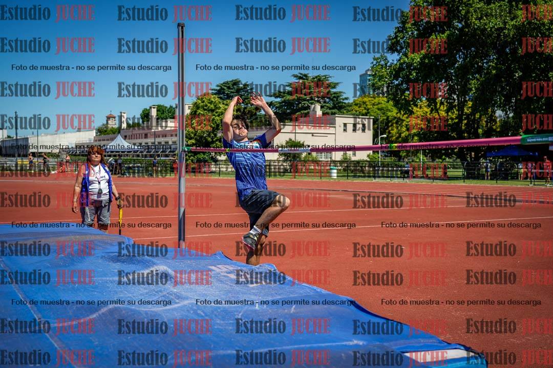 Fotos del salto en alto de varones