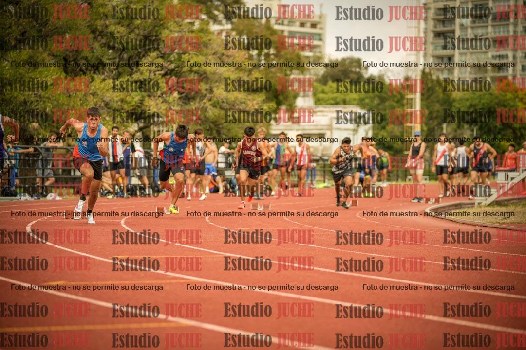 Fotos de los 200 m llanos de varones