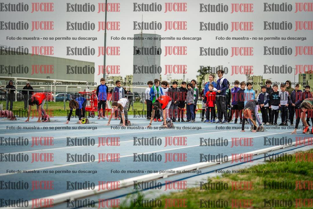 Fotos de los 50 m llanos de mujeres - U12