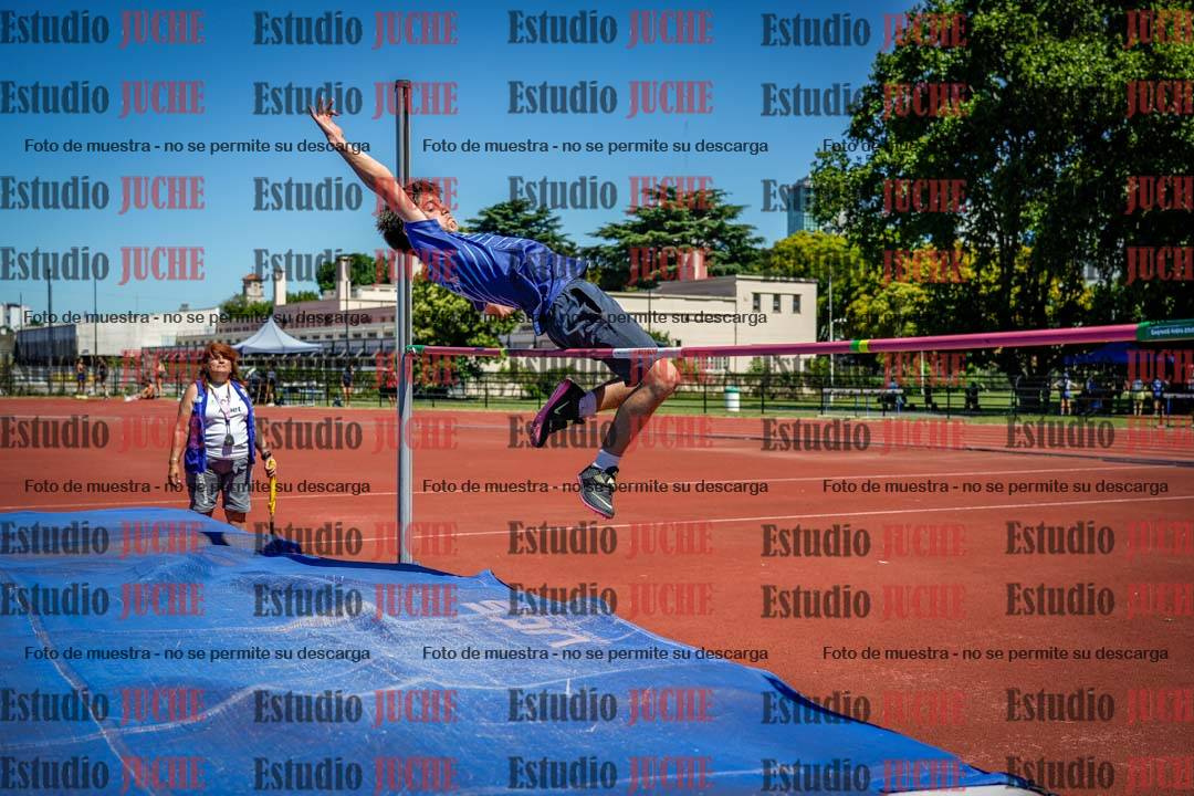 Fotos del salto en alto de varones