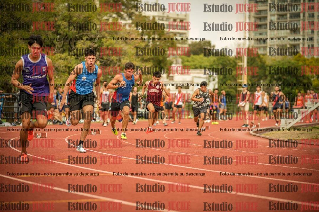 Fotos de los 200 m llanos de varones