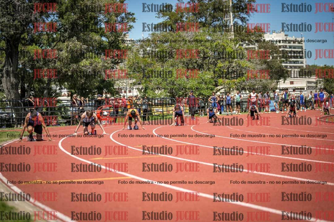 Fotos de los 200 m llanos de varones