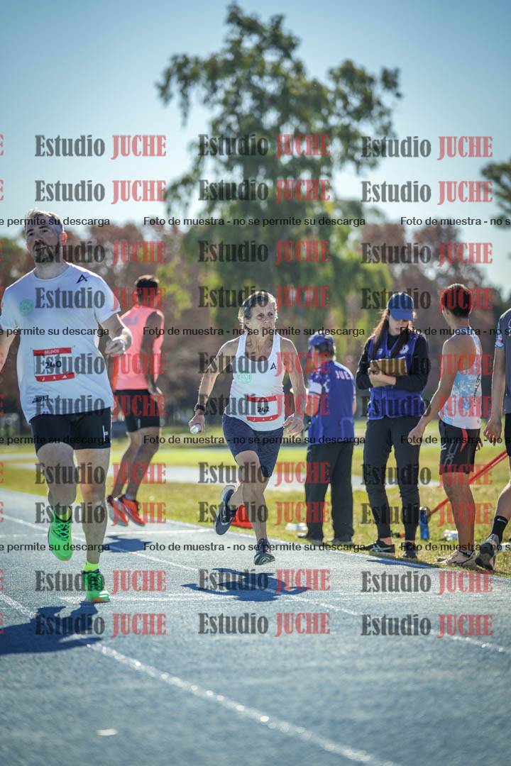 Fotos durante los relevos
