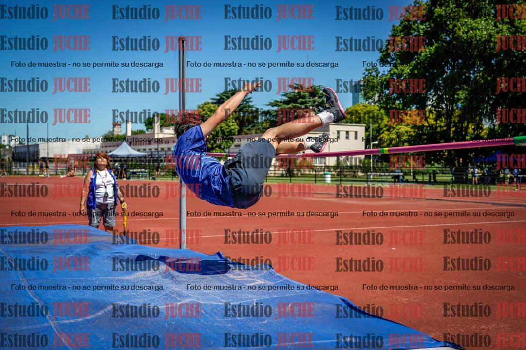 Fotos del salto en alto de varones