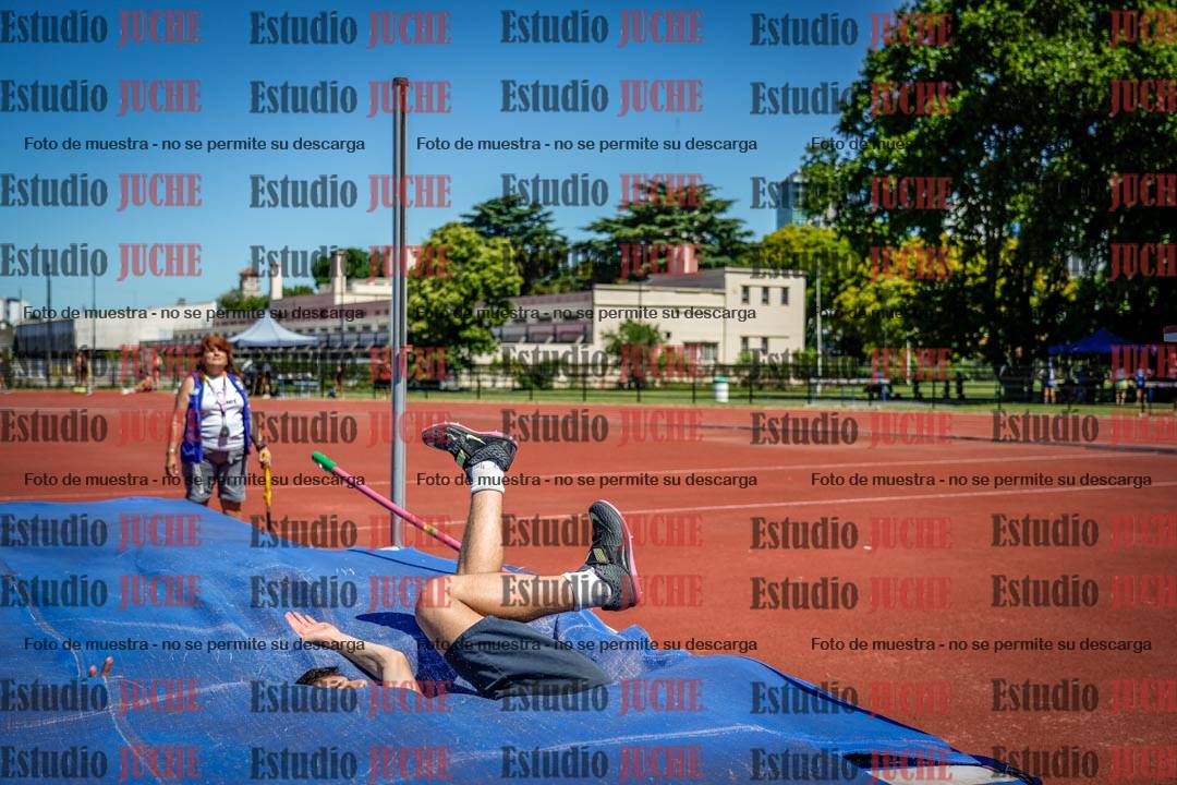 Fotos del salto en alto de varones