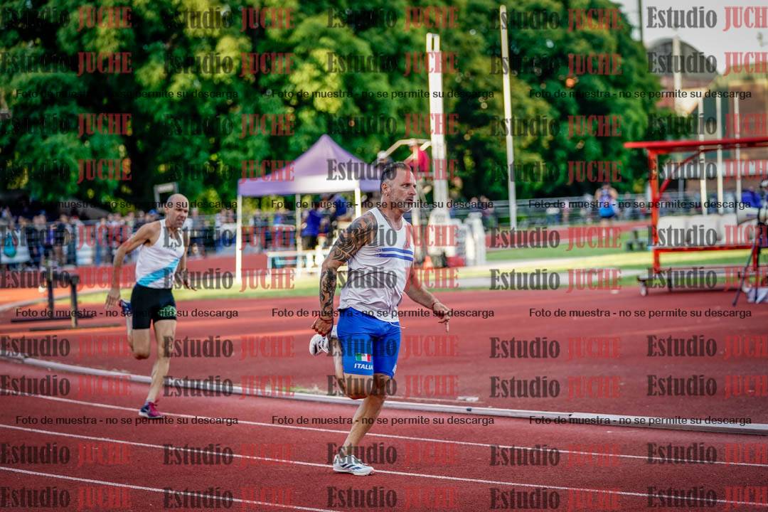 Fotos de los 400 m llanos de varones